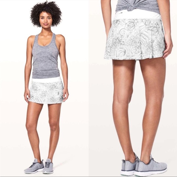 Lululemon Pace Rival Skirt Mini Twine White 4 - Picture 1 of 6